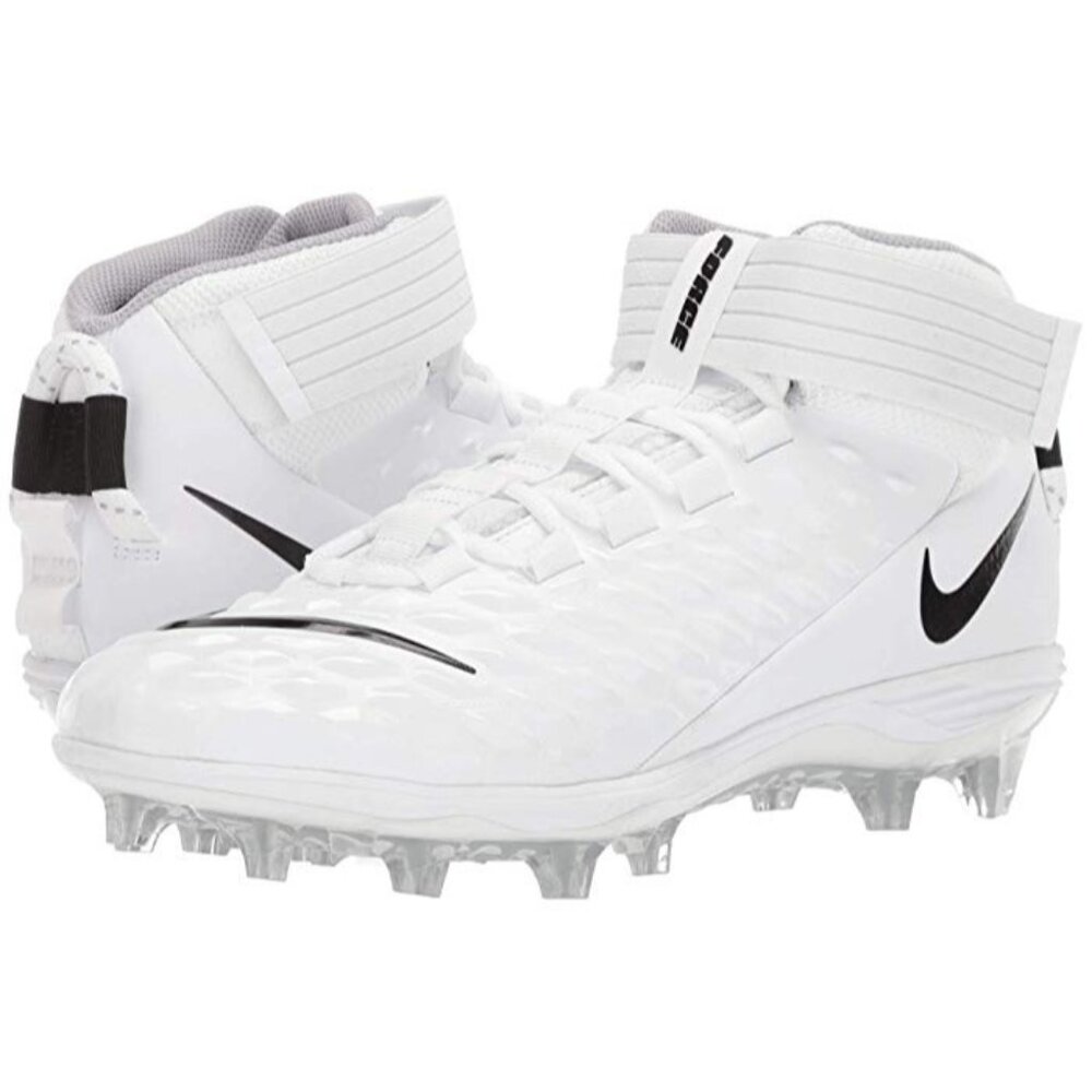 Nike Mens Force Savage Pro 2 Football Cleats AH4000-100 White Size 9